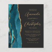 Aquamarines Goldschiefer-Hochzeitsgeld (Vorderseite)