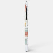 Aquamarines graues blaues Beige Rost Abstraktes Ku Case-Mate iPhone Hülle (Hinten/Links)