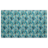 Aquamarines, graues Holzländchen Stoff (Yard (91,4 cm))