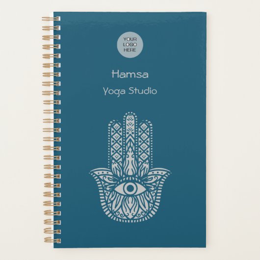 Aquamarines Green Yoga Studio Hamsa individuell an Planer (Vorderseite)