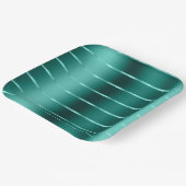 Aquamarines grünes Brautparty Pappteller (Gewinkelt)