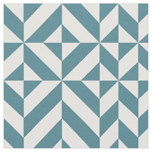 Aquamarines grünes geometrisches stoff (Nahaufnahme)