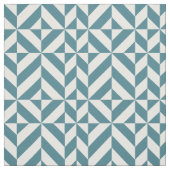 Aquamarines grünes geometrisches stoff (Muster)