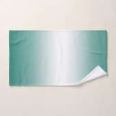 Aquamarines grünes Ombre Badhandtuch Set (Handtuch)