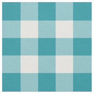 Aquamarines grünes und weißes stoff