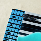 Aquamarines Guitar Beach Handtuch (Beispiel)