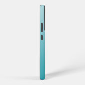 Aquamarines Handschriftzeichen Personalisiert Samsung Galaxy Hülle (Rechte Seite)