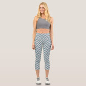 Aquamarines Herringbone Capri Leggings (Vorderseite)
