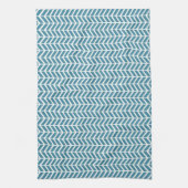 Aquamarines Herringbone Küchentuch (Vertikal)