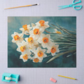 Aquamarines Hintergrundbild für Wasserfarben Seidenpapier (Basteln)