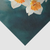 Aquamarines Hintergrundbild für Wasserfarben Seidenpapier (Detail)