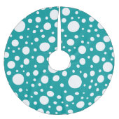 Aquamarines Hosenrock Polyester Weihnachtsbaumdecke (Vorderseite)