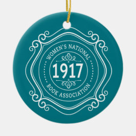 Aquamarines Jahrestags-Wappen der WNBA Keramikornament