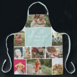 aquamarines Kollaborationsgitter für Best Koch und Schürze<br><div class="desc">Moderner Best Koch und Nana je,  mit Liebe mit 11 Foto Collage Grid,  die Weihnachten aquamarine Farbe und Herz sind vollständig editierbar. Perfektes Geschenk für Oma oder alle,  die Lieben kochen.</div>