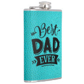 Aquamarines Lederdesign | Flachmann (Rechts)