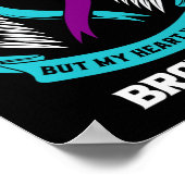 Aquamarines Lila Selbstmordbewusstsein Bruder Ihre Poster (Ecke)