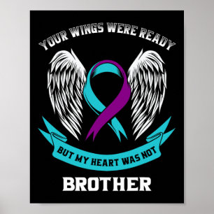 Aquamarines Lila Selbstmordbewusstsein Bruder Ihre Poster
