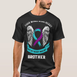 Aquamarines Lila Selbstmordbewusstsein Bruder Ihre T-Shirt