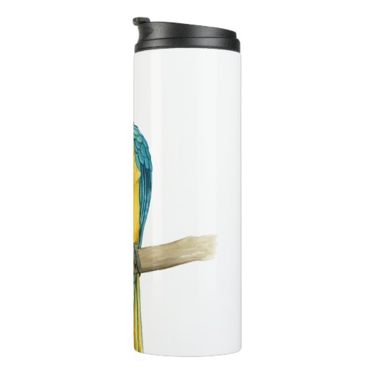 Aquamarines Macaw Thermosbecher (Nach rechts gedreht)