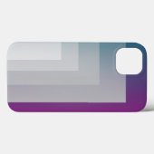 Aquamarines Magenta grau Case-Mate iPhone Hülle (Rückseite (Horizontal))