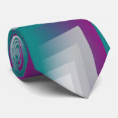 Aquamarines Magenta grau Krawatte (Gerollt)