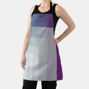 Aquamarines Magenta grau Schürze