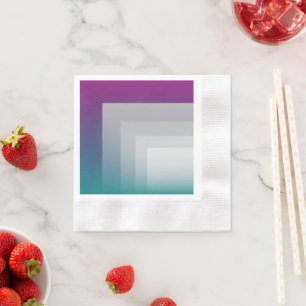 Aquamarines Magenta grau Serviette