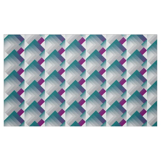 Aquamarines Magenta grau Stoff (Fat Quarter (45,7 x 55,9 cm))