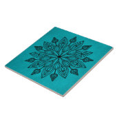 Aquamarines Mandala Tile Naturdesign Fliese (Seite)