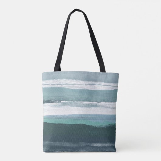 Aquamarines Meer Tasche (Rückseite)