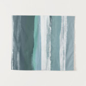 Aquamarines Meer Wandteppich (Vorderseite (Horizontal))