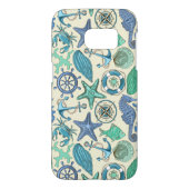 Aquamarines Meerestier-Muster Case-Mate Samsung Galaxy Hülle (Rückseite)