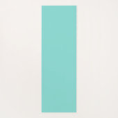 Aquamarines Mehndi Henna Mandala Yogamatte (Rückseite)