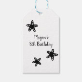 Aquamarines Mermaid-Party Geschenkanhänger (Vorderseite)