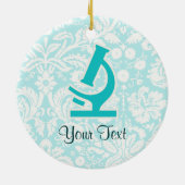 Aquamarines Mikroskop; Niedlich Keramikornament (Hinten)