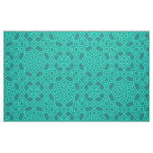 Aquamarines modernes geometrisches Muster Stoff (Fat Quarter (45,7 x 55,9 cm))