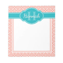 Aquamarines Monogramm aus rosa weißem Diamant