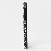 Aquamarines Monogramm Quatrefolienmuster Case-Mate iPhone Hülle (Hinten/Links)