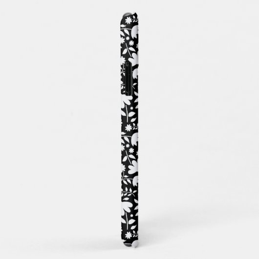 Aquamarines Monogramm Quatrefolienmuster Case-Mate iPhone Hülle (Hinten/Rechts)