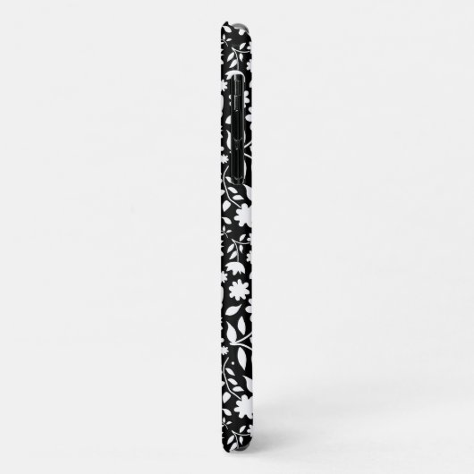 Aquamarines Monogramm Quatrefolienmuster Case-Mate iPhone Hülle (Hinten/Links)