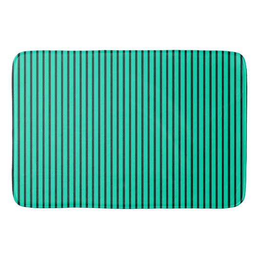 Aquamarines Muster Badematte (Vorderseite)