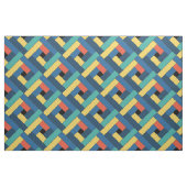 Aquamarines Muster der diagonalen Geometrie Stoff (Fat Quarter (45,7 x 55,9 cm))