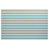 Aquamarines Muster für Meeresfrüchte-Grünes Orange Stoff (Fat Quarter (45,7 x 55,9 cm))