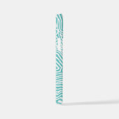 Aquamarines Muster iPhone Hülle (Rechte Seite)