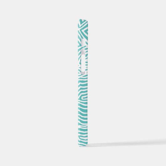 Aquamarines Muster iPhone Hülle (Linke Seite)