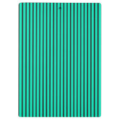 Aquamarines Muster Klemmbrett (Rückseite)