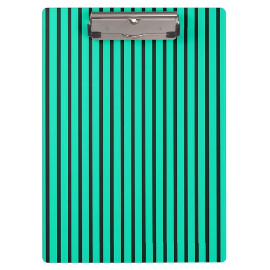 Aquamarines Muster Klemmbrett (Vorderseite)