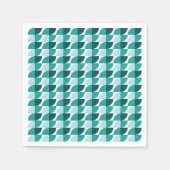 Aquamarines Muster Napkin Serviette (Vorderseite)