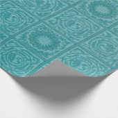 Aquamarines Muster (von William Morris) Geschenkpapier (Ecke)