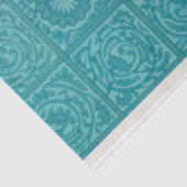 Aquamarines Muster (von William Morris) Seidenpapier (Ausschnitt)